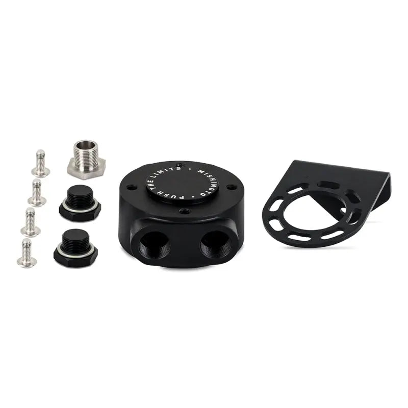 Mishimoto Mishimoto M20 x 1.5 - Remote Oil Filter Mount - Black