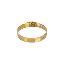 Load image into Gallery viewer, Mishimoto High-Torque Worm Gear Clamp 0.55in.-0.1.06in. (14mm-27mm) - Pack of 10 - Gold - Mishimoto MMCLAMP-WG-27HTGD