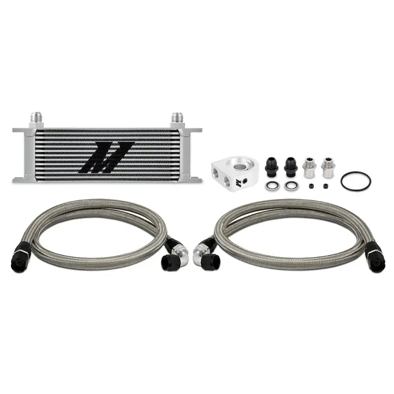 Mishimoto Mishimoto Universal 13 Row Oil Cooler Kit (Silver)