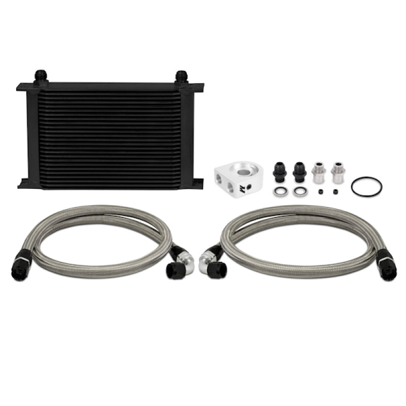 Mishimoto Mishimoto Universal 25 Row Oil Cooler Kit (Black Cooler)