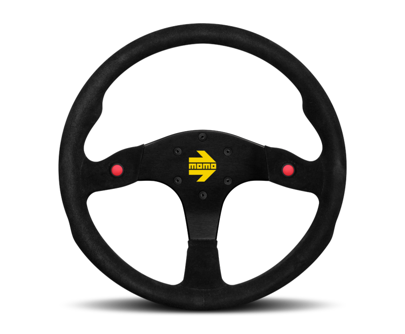 Momo MOD80 Steering Wheel 350 mm -  Black Suede/Black Spokes - MOMO R1980/35S