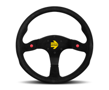 Load image into Gallery viewer, Momo MOD80 Steering Wheel 350 mm -  Black Suede/Black Spokes - MOMO R1980/35S