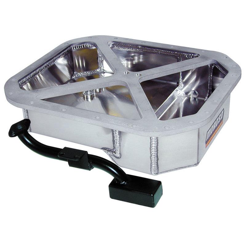 Moroso Mazda 13B Rotary (w/Rear Sump) Drag Race Baffled Wet Sump 6.25qt 4in Aluminum Oil Pan-Oil Pans-Moroso