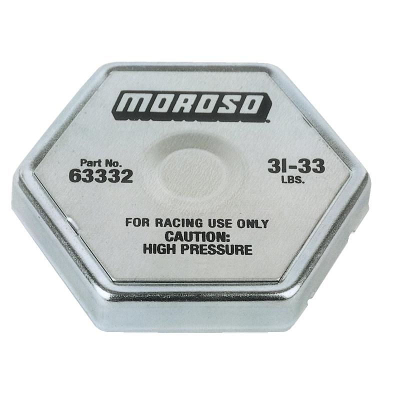 Moroso Racing Radiator Cap - 31-33lbs-Radiator Caps-Moroso