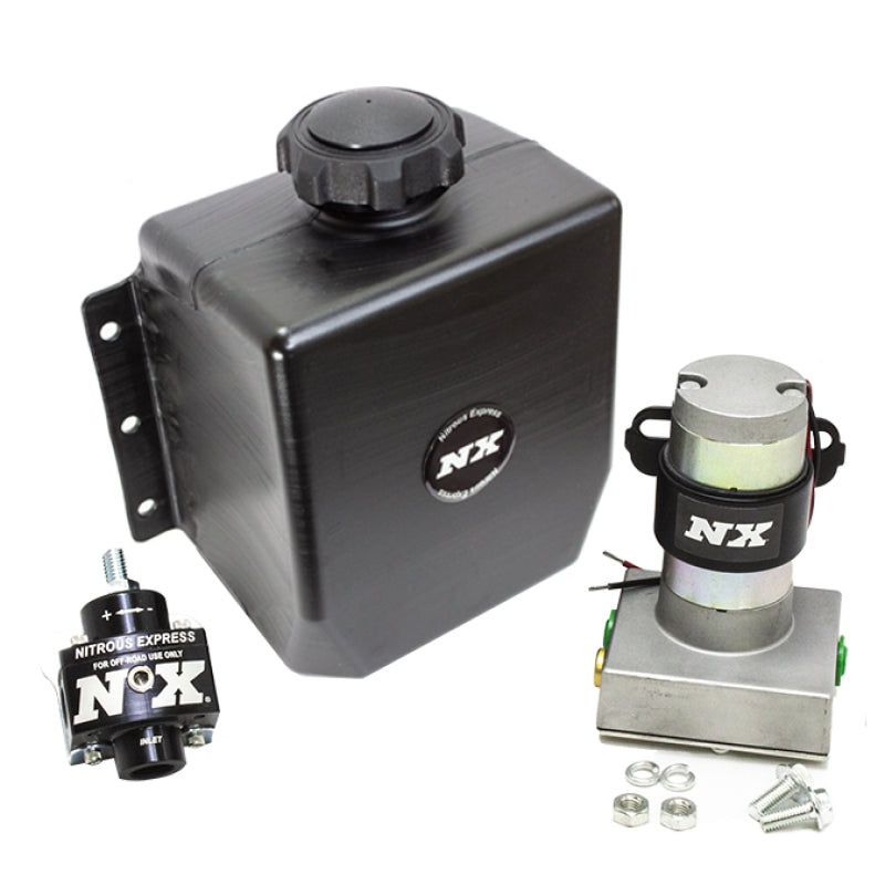 Nitrous Express Stand Alone Fuel Enrichment System w/External Fuel Pump/Fuel Regulator/3qt Tank, product view 2