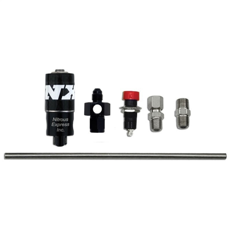 Nitrous Express Nitrous Purge Valve (6AN Manifold Push Button and Vent Tube), product view 1