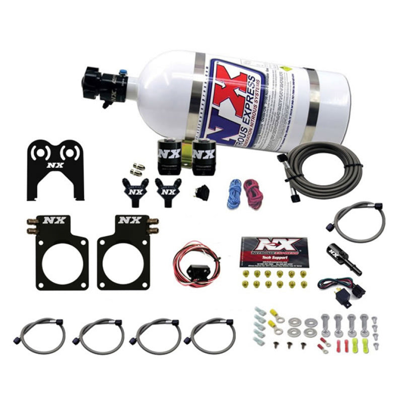 Nitrous Express Nissan GT-R Nitrous Plate Kit (35-300HP) w/10lb Bottle, product view 2