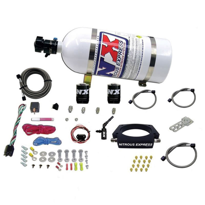 Nitrous Express 2014+ Chevrolet Corvette C7 Nitrous Plate Kit (50-300HP) w/10lb Bottle, product view 1