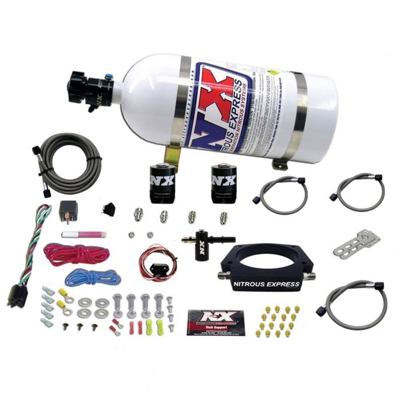 Nitrous Express 2014+ Chevrolet Corvette C7 Nitrous Plate Kit (50-300HP) w/10lb Bottle, product view 2