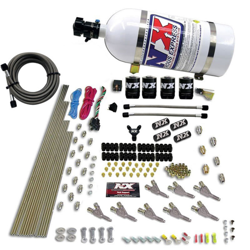 Nitrous Express 8 Cyl EFI SSV Nozzle Nitrous Kit w/10lb Bottle, product view 1