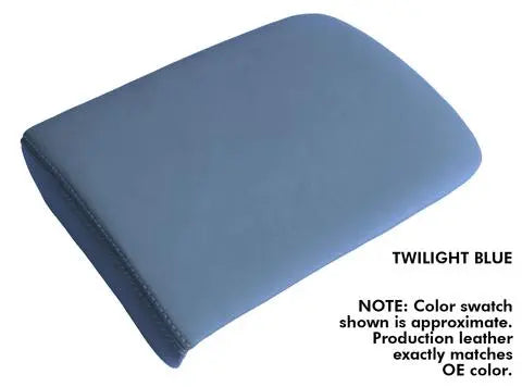 Close-up of genuine OE leather in factory colors