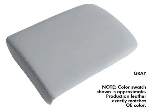 Close-up of genuine OE leather in factory colors