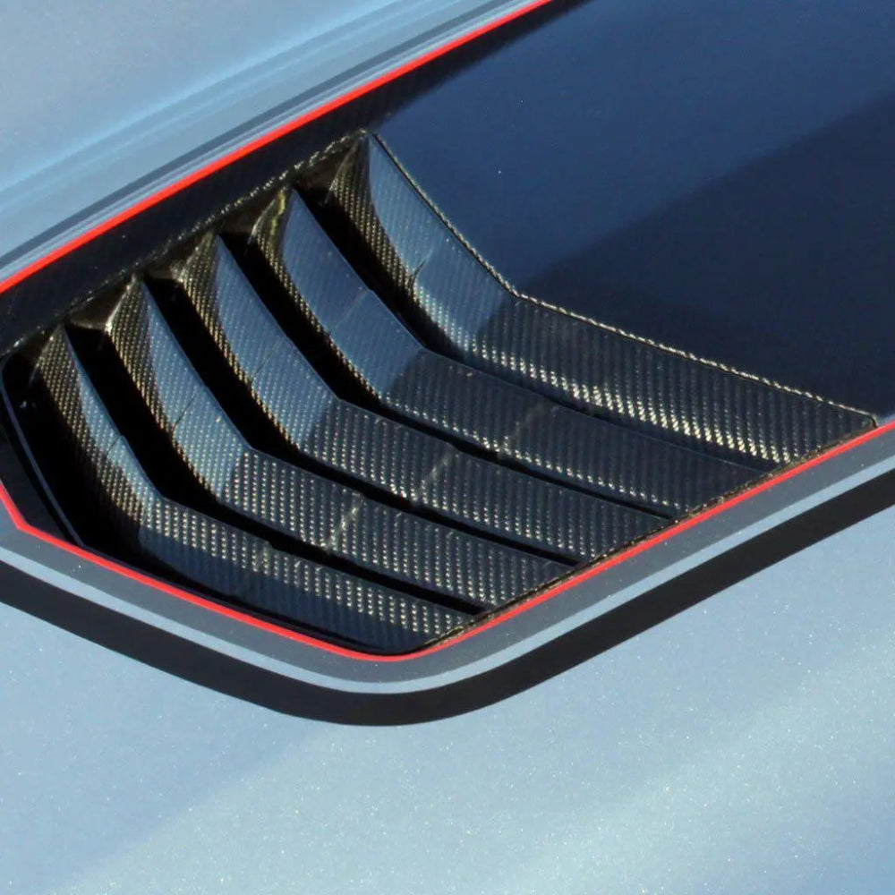 Close-up of genuine 3K carbon fiber twill pattern