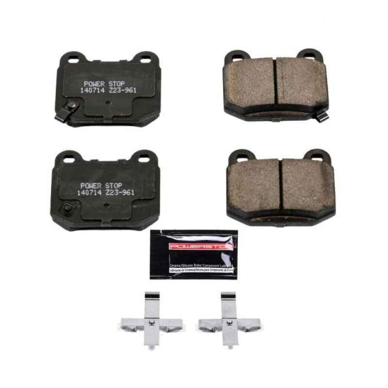 Power Stop 03-05 Infiniti G35 Rear Z23 Evolution Sport Brake Pads w/Hardware-PowerStop-PSBZ23-961