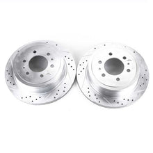 Load image into Gallery viewer, Power Stop 04-11 Ford F-150 Rear Evolution Drilled &amp; Slotted Rotors - Pair-PowerStop-PSBAR8598XPR