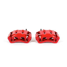 Load image into Gallery viewer, Power Stop 05-12 Ford F-350 Super Duty Front Red Calipers w/Brackets - Pair-PowerStop-PSBS4996