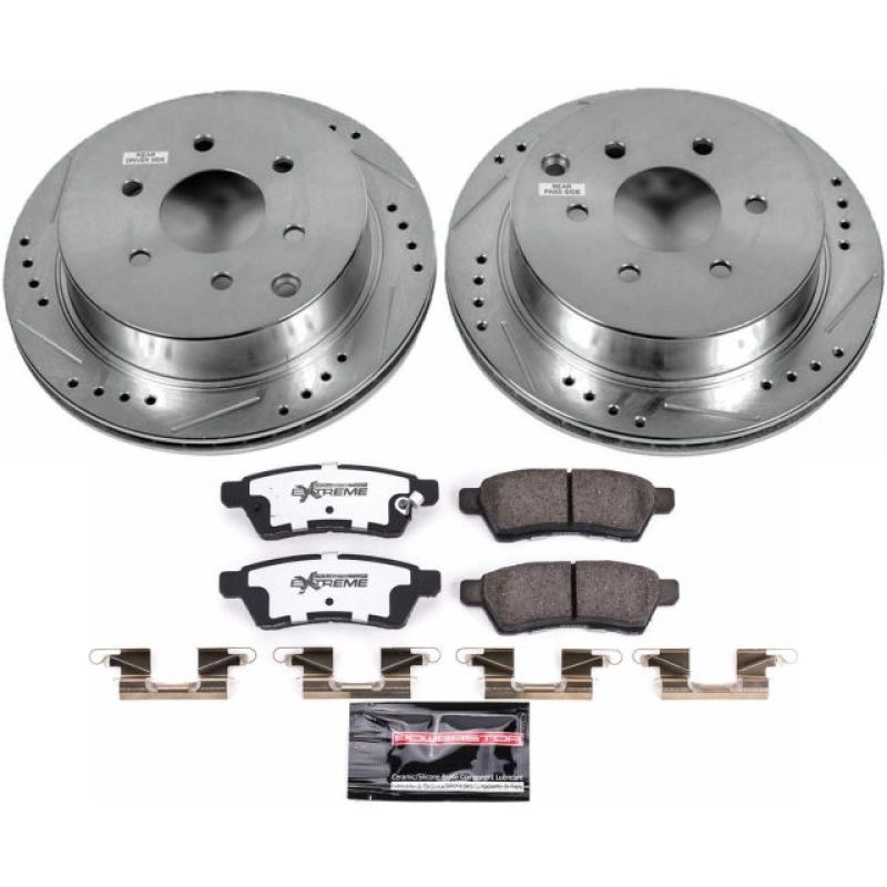 Power Stop 05-18 Nissan Frontier Rear Z36 Truck & Tow Brake Kit-PowerStop-PSBK4621-36