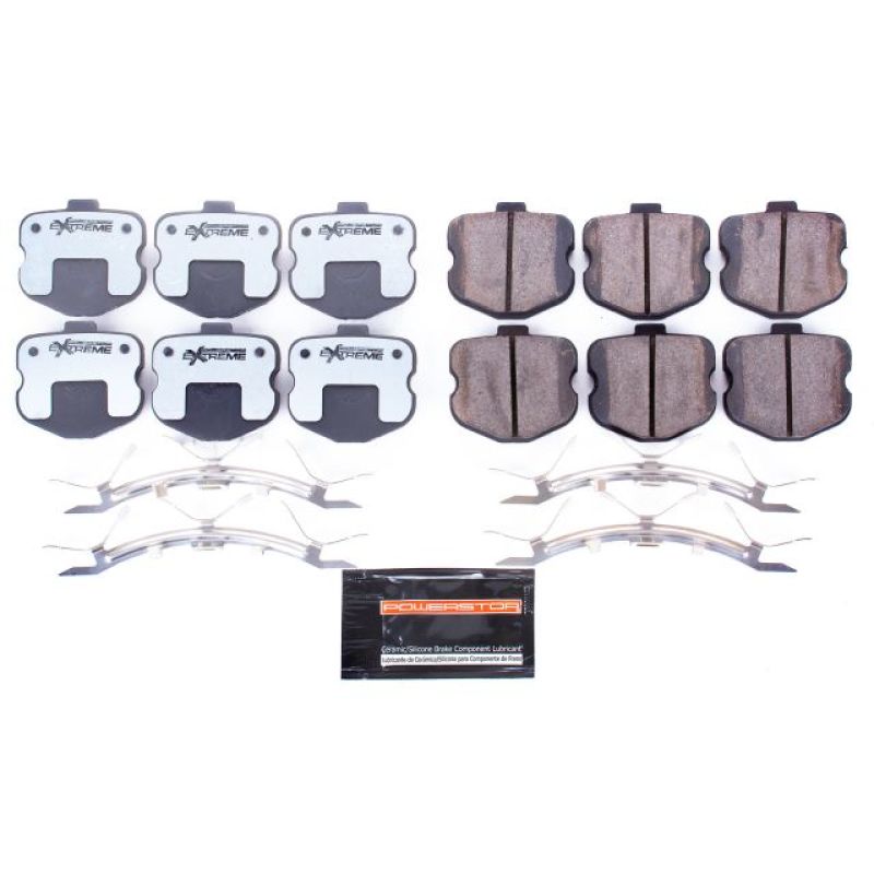 Power Stop 06-13 Chevrolet Corvette Front Z26 Extreme Street Brake Pads w/Hardware-PowerStop-PSBZ26-1185F