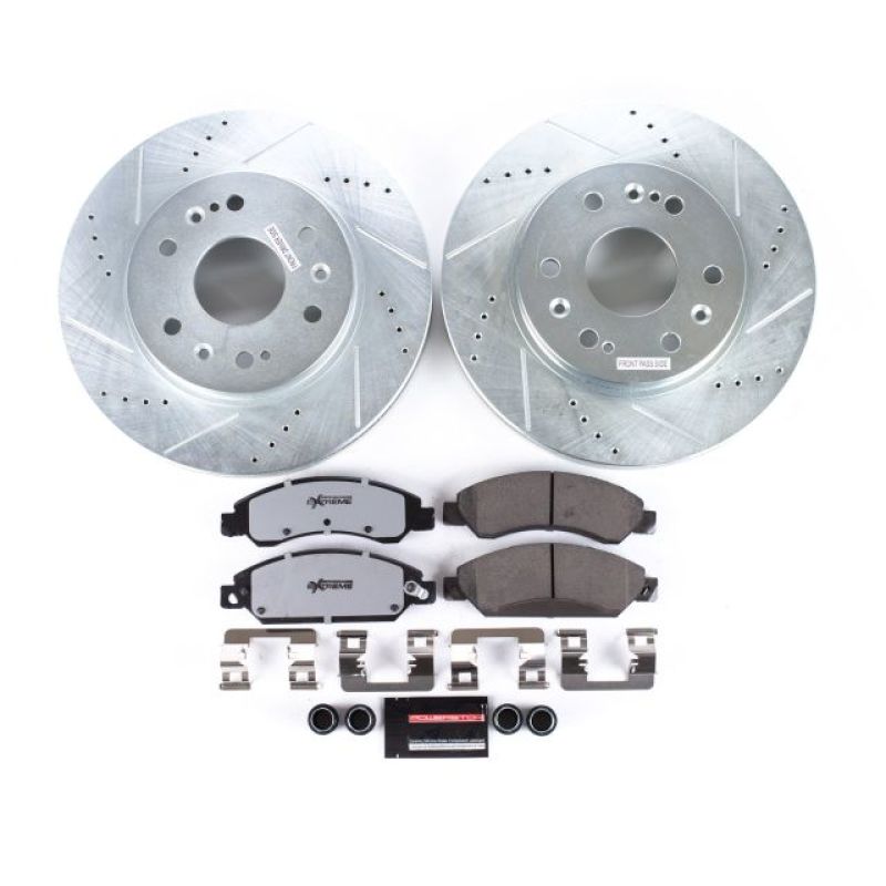 Power Stop 07-08 Cadillac Escalade Front Z36 Truck & Tow Brake Kit-PowerStop-PSBK2067-36