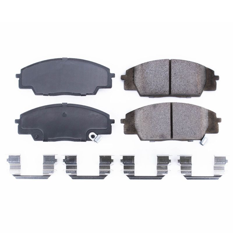 Power Stop 07-10 Acura CSX Front Z17 Evolution Ceramic Brake Pads w/Hardware-PowerStop-PSB17-829