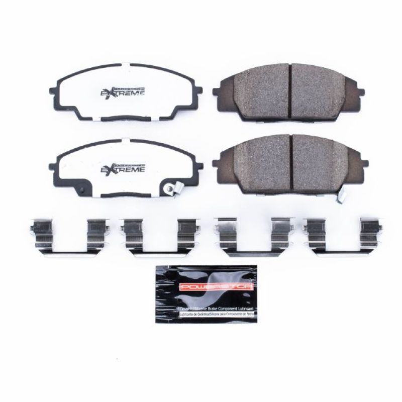 Power Stop 07-10 Acura CSX Front Z26 Extreme Street Brake Pads w/Hardware-PowerStop-PSBZ26-829