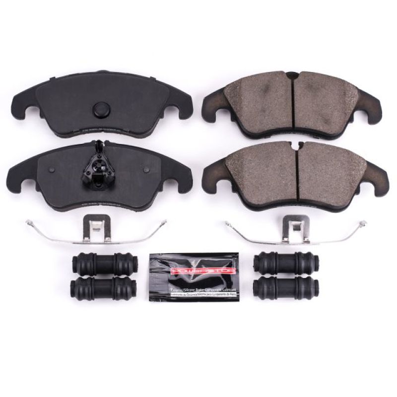 Power Stop 10-16 Audi A4 Front Z23 Evolution Sport Brake Pads w/Hardware-PowerStop-PSBZ23-1322