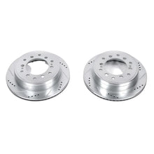 Load image into Gallery viewer, Power Stop 10-19 Lexus GX460 Rear Evolution Drilled &amp; Slotted Rotors - Pair-PowerStop-PSBJBR1396XPR