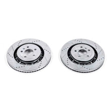 Load image into Gallery viewer, Power Stop 13-19 Ford Explorer Front Evolution Drilled &amp; Slotted Rotors - Pair-PowerStop-PSBAR85141XPR