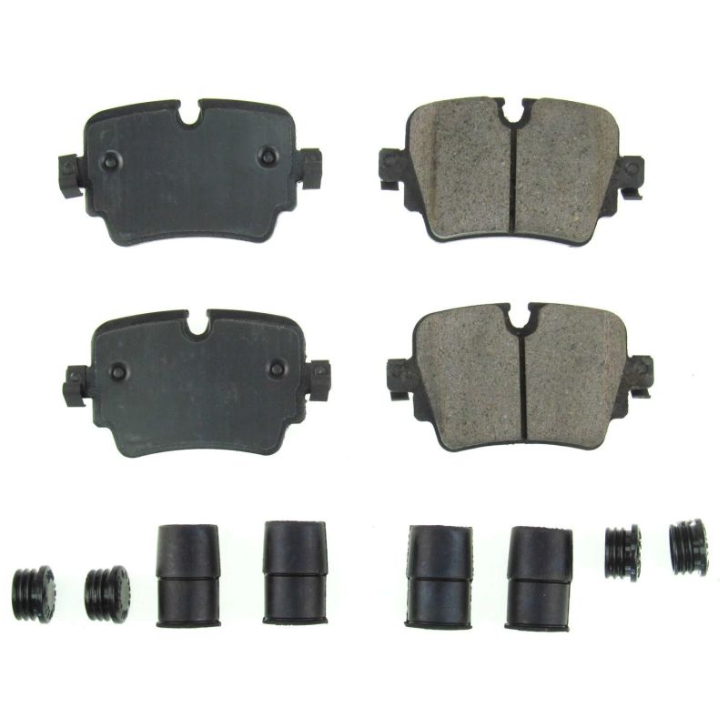 Power Stop 14-19 Jaguar F-Type Rear Z17 Evolution Ceramic Brake Pads w/Hardware-PowerStop-PSB17-1752