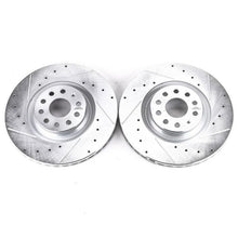 Load image into Gallery viewer, Power Stop 15-18 Audi S3 Front Evolution Drilled &amp; Slotted Rotors - Pair-PowerStop-PSBEBR1497XPR