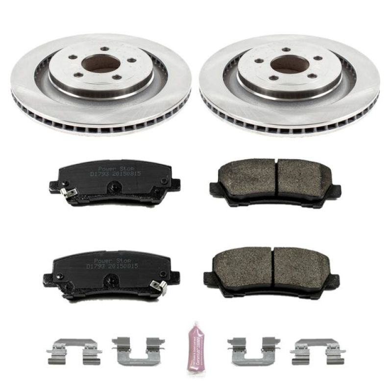 Power Stop 15-19 Ford Mustang Rear Autospecialty Brake Kit-PowerStop-PSBKOE6812