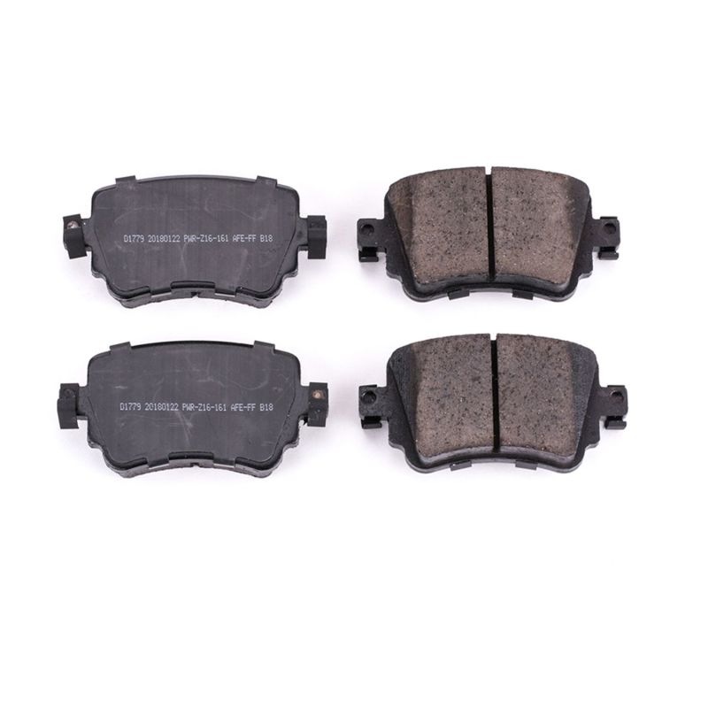 Power Stop 16-18 Audi Q3 Rear Z16 Evolution Ceramic Brake Pads-PowerStop-PSB16-1779