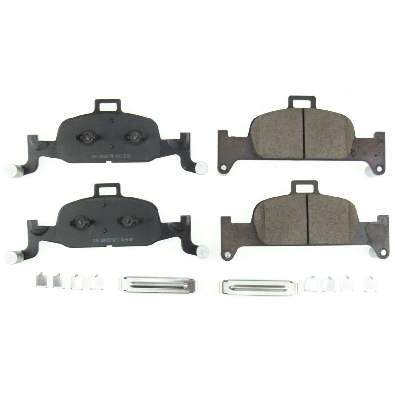 Power Stop 17-18 Audi A4 Front Z17 Evolution Ceramic Brake Pads w/Hardware-PowerStop-PSB17-1897