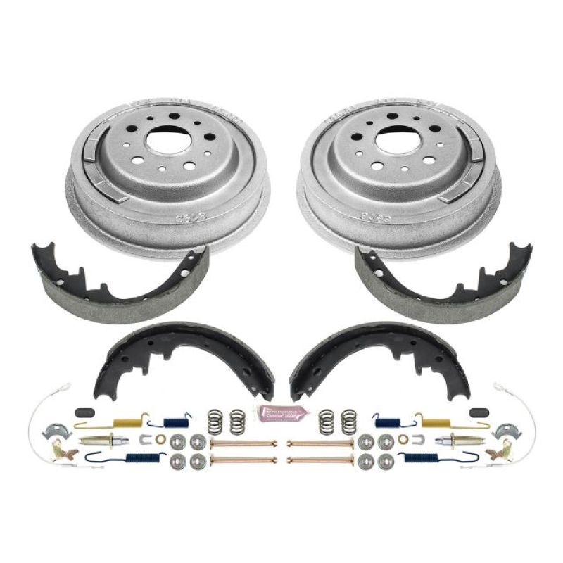 Power Stop 62-68 Ford Fairlane Rear Autospecialty Drum Kit-PowerStop-PSBKOE15268DK