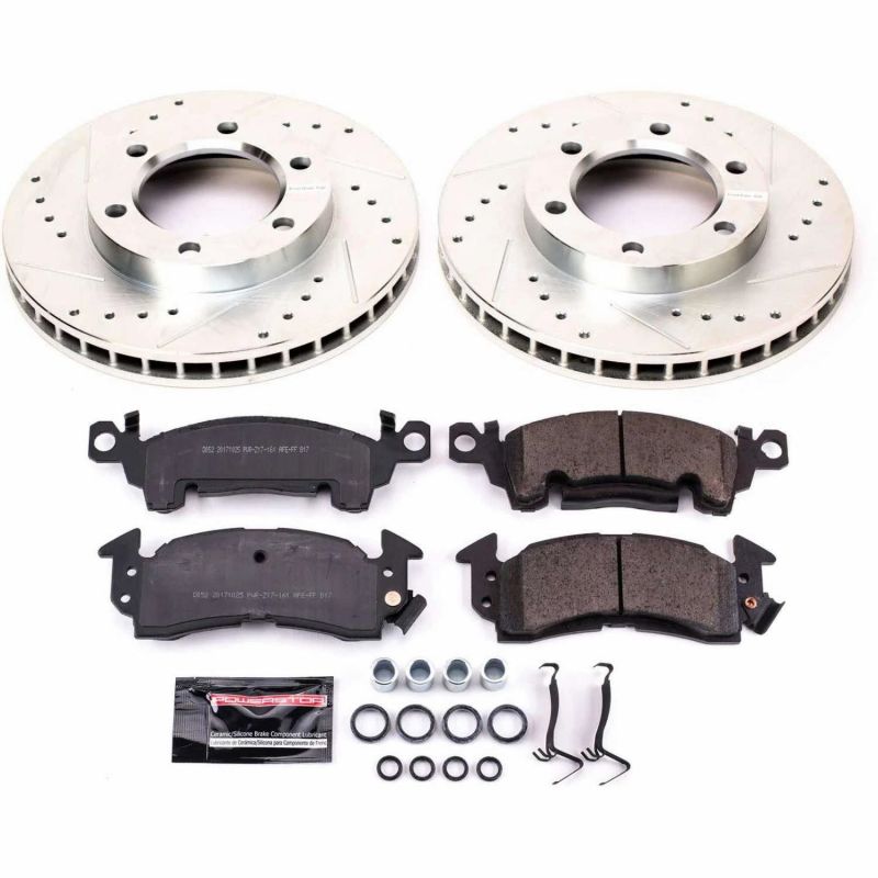 Power Stop 71-74 Chevrolet Blazer Front Z23 Evolution Sport Brake Kit-PowerStop-PSBK4537