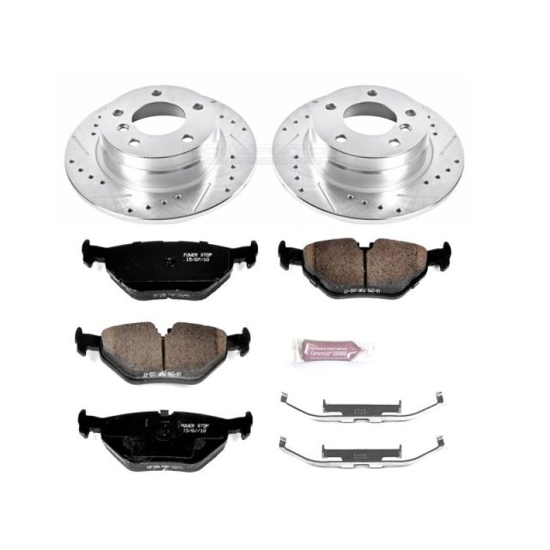 Power Stop 92-98 BMW 318i Rear Z23 Evolution Sport Brake Kit-PowerStop-PSBK502