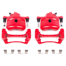 Load image into Gallery viewer, Power Stop 98-02 Honda Accord Front Red Calipers w/Brackets - Pair-PowerStop-PSBS2090