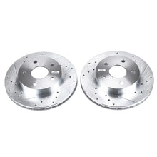 Load image into Gallery viewer, Power Stop 99-04 Jeep Grand Cherokee Front Evolution Drilled &amp; Slotted Rotors - Pair-PowerStop-PSBAR8742XPR
