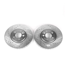 Load image into Gallery viewer, Power Stop 99-10 Volkswagen Beetle Front Evolution Drilled &amp; Slotted Rotors - Pair-PowerStop-PSBEBR641XPR