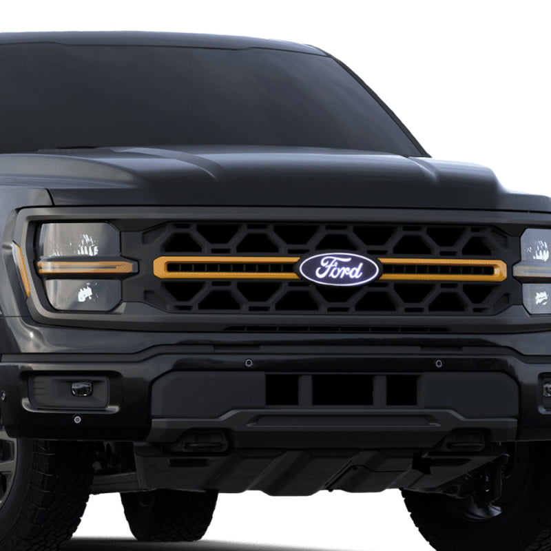 Putco 2024 Ford F-150 Front Emblem - With camera cutout (With Spray washer) - Putco 92609