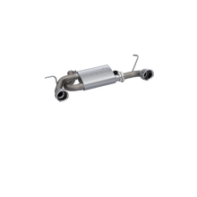 Load image into Gallery viewer, QTP 07-18 Jeep Wrangler 3.6L/3.8L 304SS Screamer Axle Back Exhaust w/4in Tips - QTP 425007