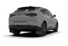 Load image into Gallery viewer, Rally Armor 21-23 Ford Mustang Mach-E Black UR Mud Flap w/ Metallic Black Logo - Rally Armor MF96-UR-BLK-MBK