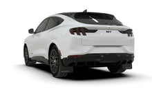 Load image into Gallery viewer, Rally Armor 21-23 Ford Mustang Mach-E Black UR Mud Flap w/ Metallic Black Logo - Rally Armor MF96-UR-BLK-MBK