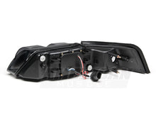 Load image into Gallery viewer, Raxiom 99-04 Ford Mustang Dual LED Halo Projector Headlights- Black Housing (Smoked Lens) - Raxiom 49113