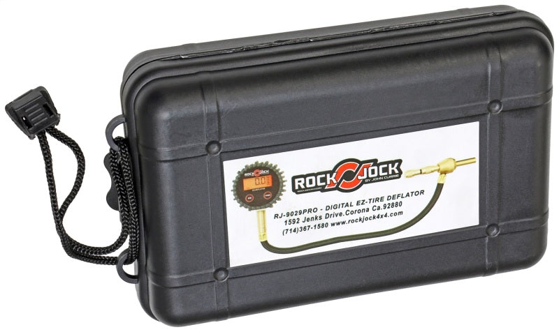 RockJock EZ-Tire Deflator Pro Digital Beadlock Friendly w Storage Case - RockJock ROKRJ-9029PRO
