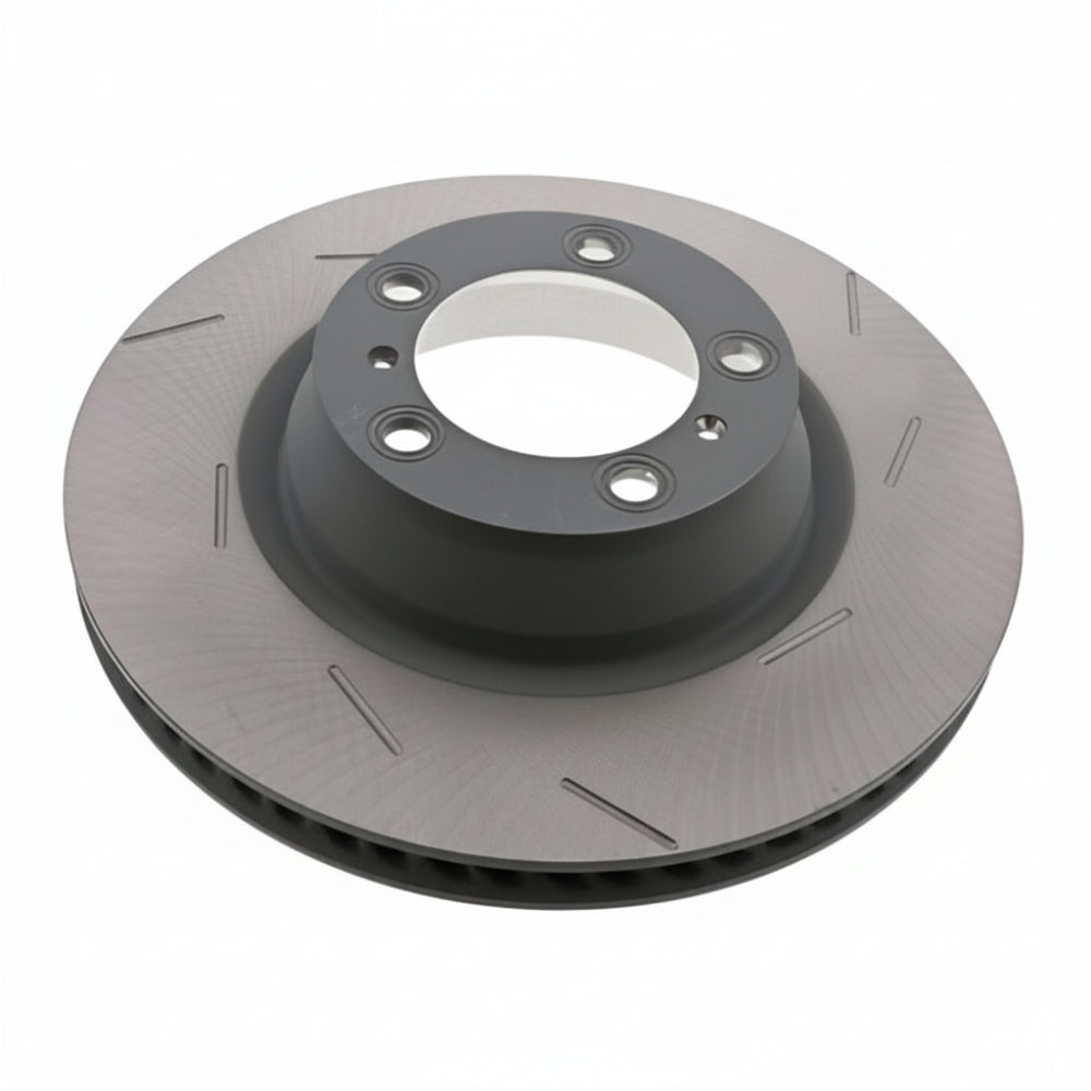 SHW 13-16 Porsche Panamera GTS 4.8L w/o Ceramics Left Rear Slotted Monobloc Brake Rotor (298615601 - SHW Performance PRL39727