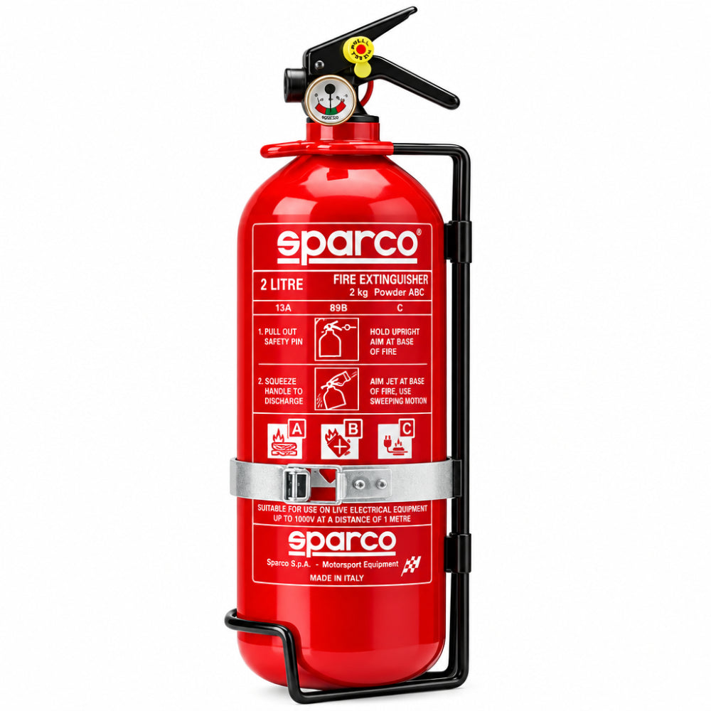 Sparco 2 Liter Handheld Steel Extinguisher - SPARCO 014773BSS2
