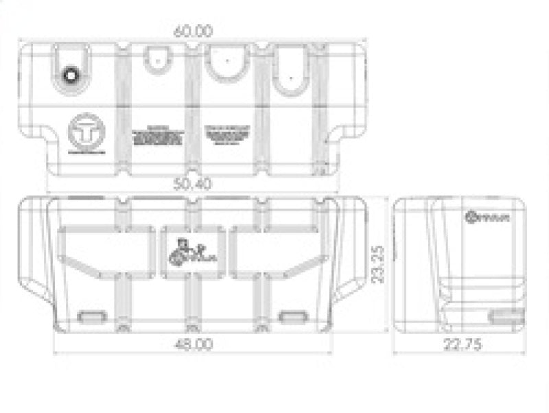 Titan Fuel Tanks 100 Gallon In-Bed Transfer Tank - Titan Fuel Tanks 5015100