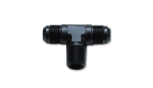 Load image into Gallery viewer, Vibrant -10AN x 1/2in NPT Flare to Pipe Tee Adapter Fitting - Aluminum Vibrant