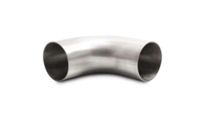 Vibrant 2.0in OD 3.23in Tangent Length T304 SS 90 Deg Mandrel Bend w/Extended Leg Length Vibrant
